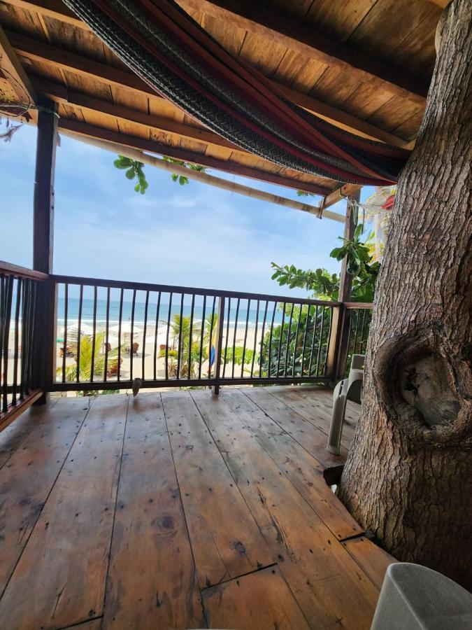 El Almendron Beach Hostel Guachaca Kültér fotó